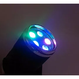Stroboskop mini reflektor disco 5x1W LED RGB sound-activated / automat