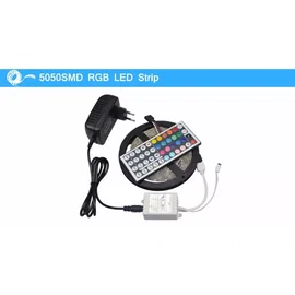 Zestaw taśma 5m/150 LED RGB 5050 - duży pilot