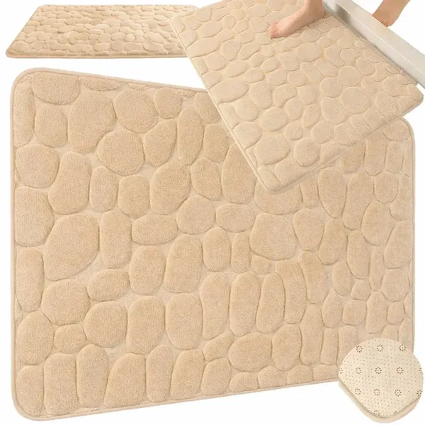 Dywanik łazienkowy miękki chłonny antypoślizgowy 80x50cm pod prysznic