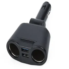 Gniazdo zapalniczki rozdzielacz ładowarka 2 usb z podświetleniem