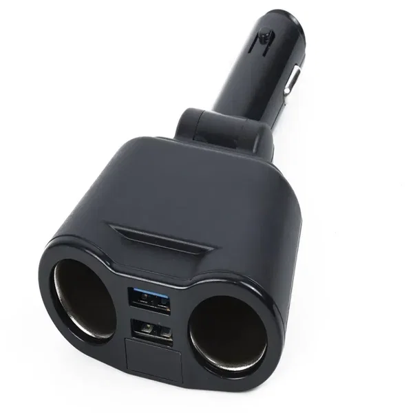 Gniazdo zapalniczki rozdzielacz ładowarka 2 usb z podświetleniem