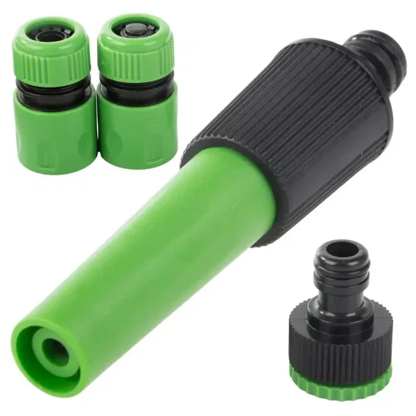 Zestaw zraszający do węża ogrodowego pistolet + szybkozłączki adapter