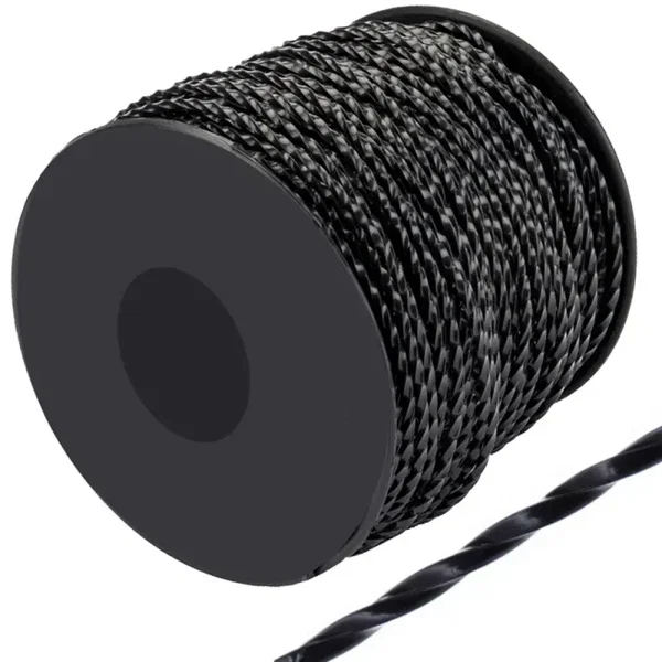 Zyłka do kosy 2,4mm 100m spalinowej przekrój karbowany skręcony cicha