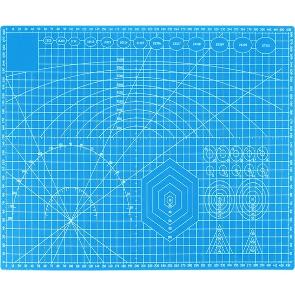 Mata do cięcia samogojąca A3 30x45cm modelarska dwustronna niebieska