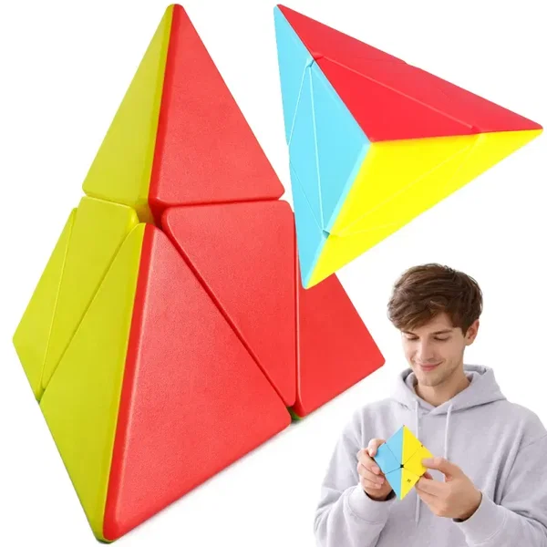 Kostka układanka piramida edukacyjna speed cube logiczna zręcznościowa