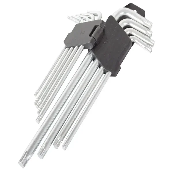 Zestaw kluczy torx 1,5-10 do prac amatorskich 9 el zestaw kluczy