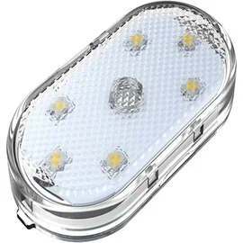 Lampka 6 led do samochodu oświetlenie wnętrza dotykowa bezprzewodowa