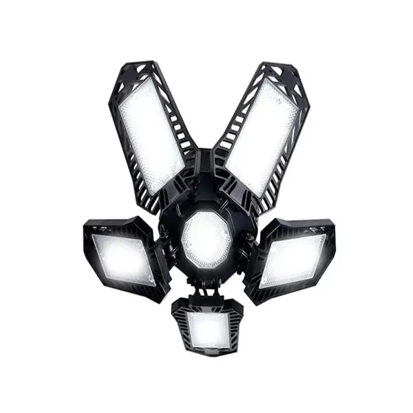 Lampa warsztatowa 80W sufitowa składana żarówka led mocna e27 135 led