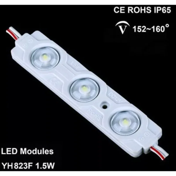 MODUŁ 3xDioda LED SMD5730 0,5w/12V  BIAŁA ZIMNA