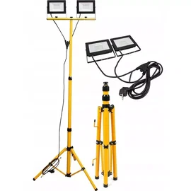 Halogen roboczy na statywie 2*30W przenośny zestaw statyw i przewód