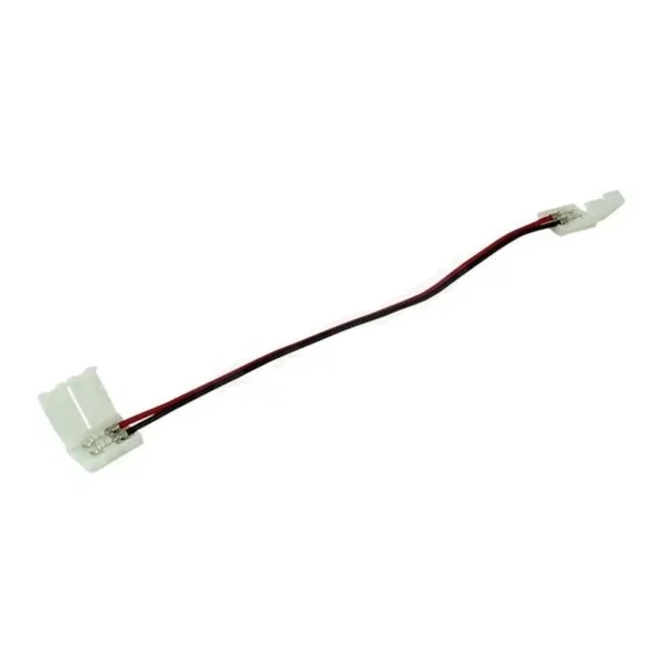 Złączka do taśmy x2 LED 8mm zatrzaskowa z kablem 14cm