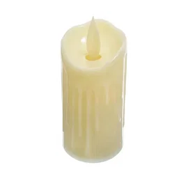 Świeczka na baterie znicz led ruchomy płomień wosk 5x7cm