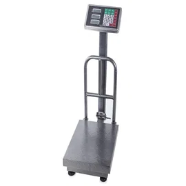 Waga magazynowa elektroniczna oparcie 100kg lcd z oparciem dla towaru