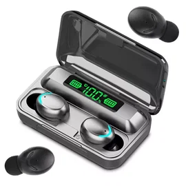 Słuchawki bezprzewodowe bluetooth f9 tws power-bank