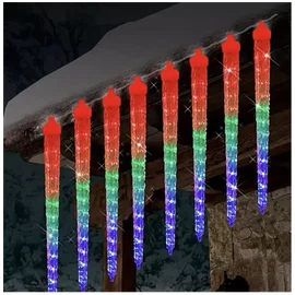 Sople lodu 8*44cm/288led lampki choinkowe typu meteory padający śnieg