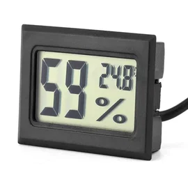 Termometr panelowy elektroniczny lcd z pomiarem temperatury i wilgoci