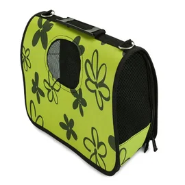 Torba L 45x26x20cm zielona transportowa transporter dla psa kota duża
