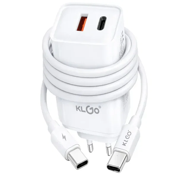 Szybka ładowarka sieciowa do telefonu usb-c 35w zasilacz wtyczka kabel