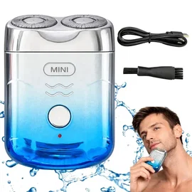 Mini golarka usb trymer męska maszynka kieszonkowa do brody twarzy