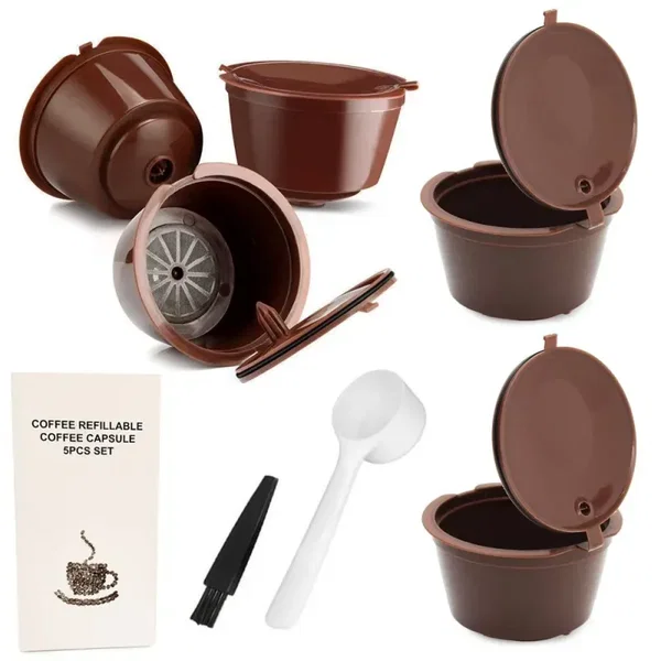 5 x kapsułki dolce gusto wielokrotnego użytku do mielonej kawy