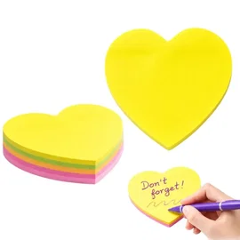 Karteczki samoprzylepne serce serduszko 100 szt notatki sticky notesik mały