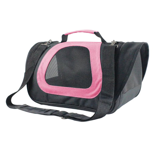 Torba L 45x28x29cm dla kota lub psa do transportu z okienkiem na ramię