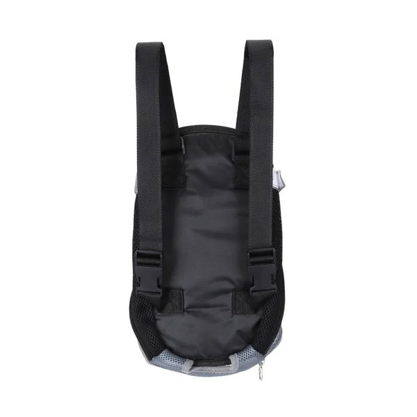 Plecak do noszenia psa rozmiar S obwód klatki 30 cm 0.75-1.25kg szary