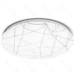 Plafon 12W 1300lm biały ciepły 3000K 26cm lampa sufitowa z wzorkiem