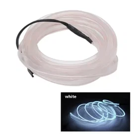 Neon taśma neonowa led do dekoracji wnętrza samochodu 3m/12V FCOB Biała