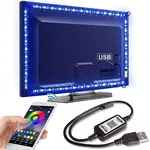 Taśma do podświetlenia tv USB LED 5050 RGB 5m/5V sterowana z bluetooth