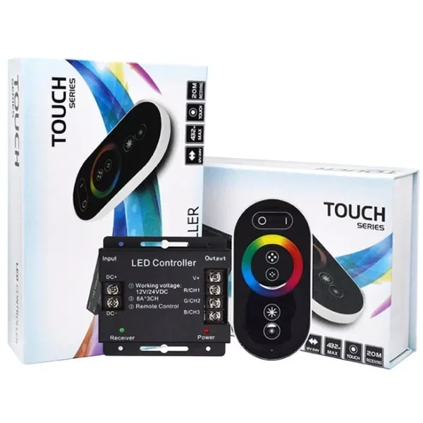 Sterownik kontroler do taśm LED RGB pilot 12V/3x6A