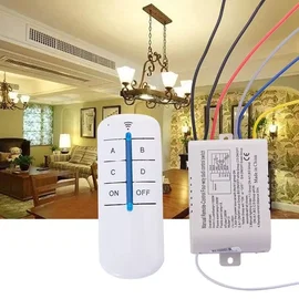 Sterownik zdalnego sterowania 4-drożny wł./wył. 220V bezprzewodowy