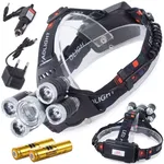 Bailong latarka czołowa led cree XM-L T6 4x XPE
