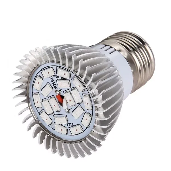 Żarówka full spectrum do uprawy roślin LED E27 GROW 18W