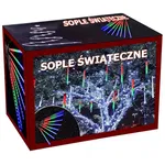 Lampki sople meteory led padający śnieg 50cm ip44