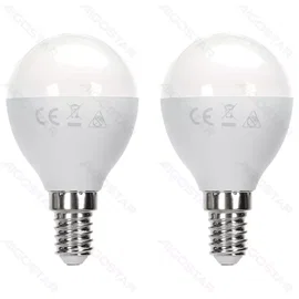 Żarówka LED 11W 4000K 1060lm biała kulka G45 E14 2szt białe neutralne