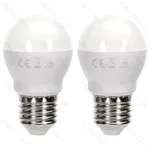 Żarówka LED 11W 4000K 1060lm biała kulka G45 E27 2szt białe neutralne