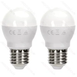 Żarówka LED 11W 6500K 1060lm biała kulka G45 E27 2szt białe zimne