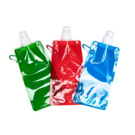 Torebka 480ml na wodę dla zwierząt z zaworkiem i karabińczykiem