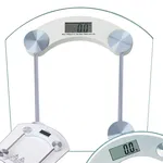 Waga łazienkowa elektroniczna 180kg szklana lcd przezroczysta