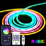 Neonowa taśma 10mb RGB-IC 5V USB serowarnie z aplikacji lub pilota