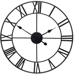 Zegar ścienny rzymski retro vintage loft 3d 60cm z cichym mechanizmem