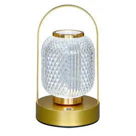 Lampka nocna kryształowa dotykowa 3 odcienie CCT bezprzewodowa 5V/USB