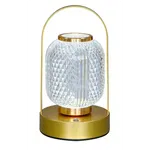 Lampka nocna kryształowa dotykowa 3 odcienie CCT bezprzewodowa 5V/USB