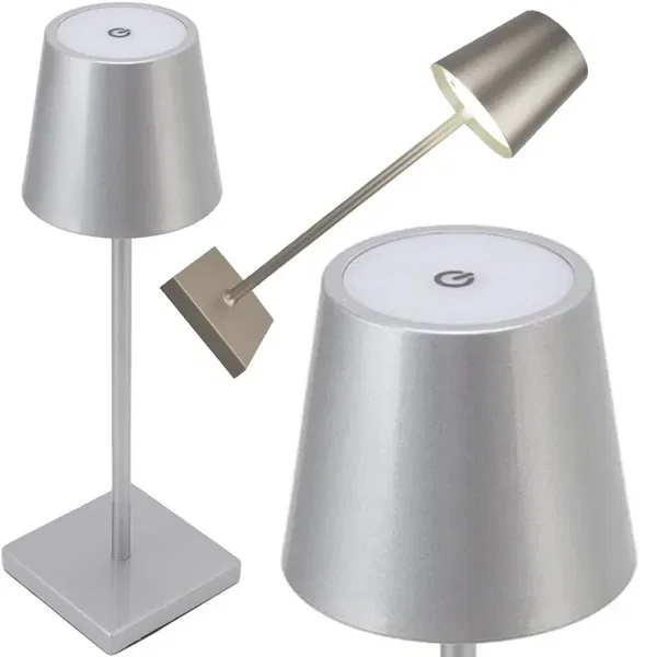 Lampka nocna stołowa dotykowa 3 stopniowa wysoka bezprzewodowa usb
