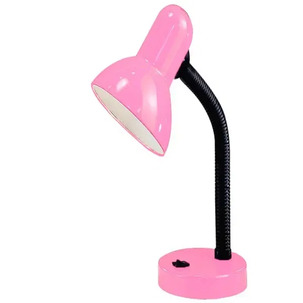 Lampka biurkowa regulowana szkolna na biurko nocna różowa