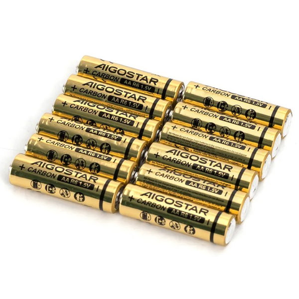 Bateria alkaliczna cynkowo-węglowa R6 AA 1.5V opakowanie 12 szt.