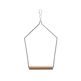 Duża drewniana huśtawka dla ptaków