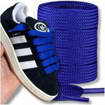 Sznurowadła Granatowe 120 cm Bardzo Szerokie 15 mm Sznurówki Do Sneakersów