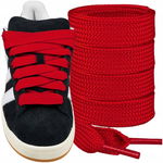 Sznurówki Czerwone Bardzo Szerokie 15 mm Sznurowadła Grube Do Sneakersów 90